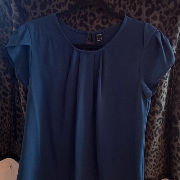 Shein blue blouse - Picture 2 of 7